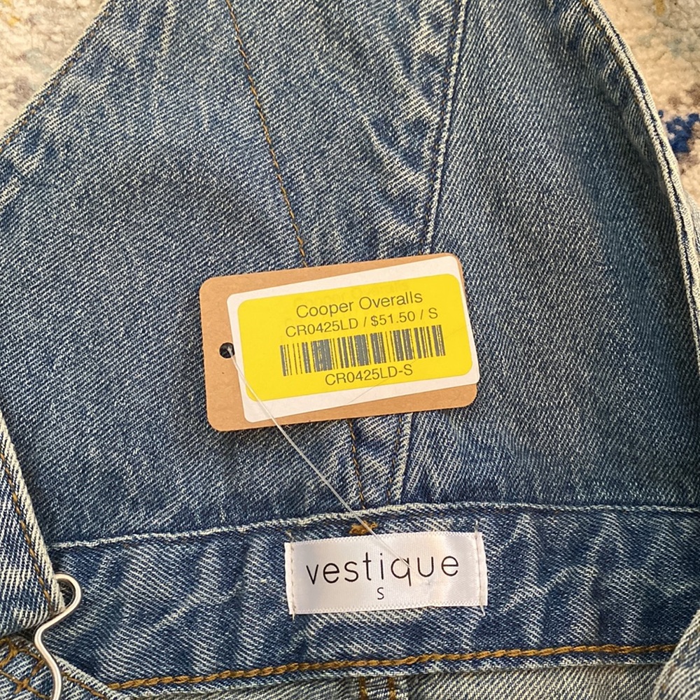 Cooper Ripped Jean Overalls from Vestique - NEW with tags! - Picture 5 of 5